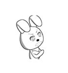 16th edition white rabbit expressive（個別スタンプ：34）