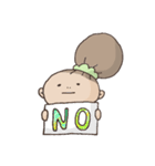 すっぴんあっちゃん（個別スタンプ：3）