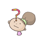 すっぴんあっちゃん（個別スタンプ：4）