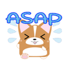 いなり犬 ～コーギー～ スラング略語編（個別スタンプ：23）