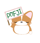 いなり犬 ～コーギー～ スラング略語編（個別スタンプ：25）