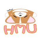 いなり犬 ～コーギー～ スラング略語編（個別スタンプ：35）