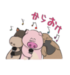 Pigly and friends, with Fukuoka words...（個別スタンプ：36）