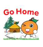 Little Orange Activities (English)（個別スタンプ：4）