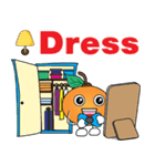 Little Orange Activities (English)（個別スタンプ：12）