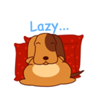 Lucky - the cute puppy dog - (EN)（個別スタンプ：29）
