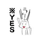 白いのに黒い猫(※日本語訳)（個別スタンプ：6）