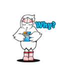 白からす（個別スタンプ：14）