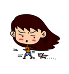 The little fat girl（個別スタンプ：10）