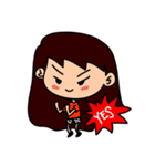 The little fat girl（個別スタンプ：11）