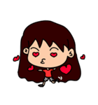 The little fat girl（個別スタンプ：12）