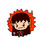 The little fat girl（個別スタンプ：15）