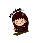 The little fat girl（個別スタンプ：18）