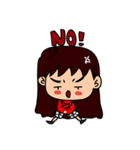 The little fat girl（個別スタンプ：21）
