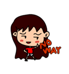The little fat girl（個別スタンプ：33）