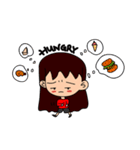 The little fat girl（個別スタンプ：35）