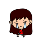 The little fat girl（個別スタンプ：38）