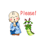 little buddhist monkTofu ＆ dragon Wonton（個別スタンプ：26）