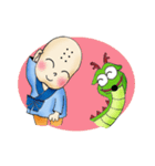 little buddhist monkTofu ＆ dragon Wonton（個別スタンプ：36）