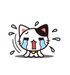 可愛くピンチを切り抜けるネコ（文字無し）（個別スタンプ：35）