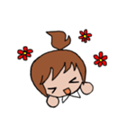 ポニテgirl（個別スタンプ：1）
