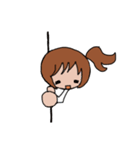 ポニテgirl（個別スタンプ：3）