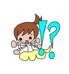 ポニテgirl（個別スタンプ：4）