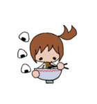 ポニテgirl（個別スタンプ：7）