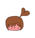 ポニテgirl（個別スタンプ：10）