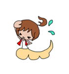 ポニテgirl（個別スタンプ：15）