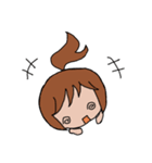 ポニテgirl（個別スタンプ：16）