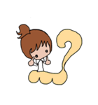 ポニテgirl（個別スタンプ：23）