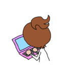 ポニテgirl（個別スタンプ：28）