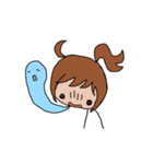 ポニテgirl（個別スタンプ：36）
