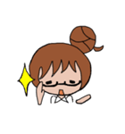 ポニテgirl（個別スタンプ：38）