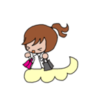 ポニテgirl（個別スタンプ：39）