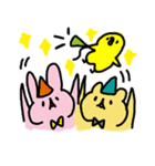ふわふわ な どうぶつたち（個別スタンプ：9）