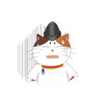 公家猫にゃん麿（個別スタンプ：3）