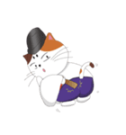 公家猫にゃん麿（個別スタンプ：4）