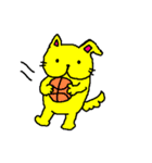 黄色い兎犬と愉快な仲間たち（個別スタンプ：15）