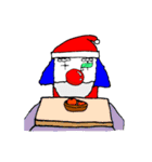 small pierrot santa（個別スタンプ：8）