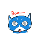 blue-white cat（個別スタンプ：38）