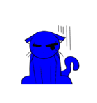 青ネコ（個別スタンプ：20）