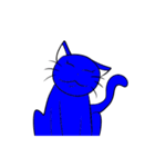 青ネコ（個別スタンプ：24）