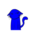 青ネコ（個別スタンプ：36）