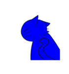 青ネコ（個別スタンプ：38）