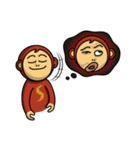 猿と羊（個別スタンプ：8）
