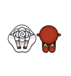 猿と羊（個別スタンプ：36）