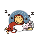 猿と羊（個別スタンプ：40）