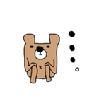 うさぎとくま（個別スタンプ：13）